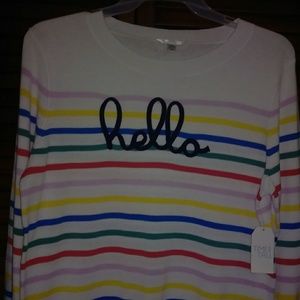 Time and Tru striped sweater